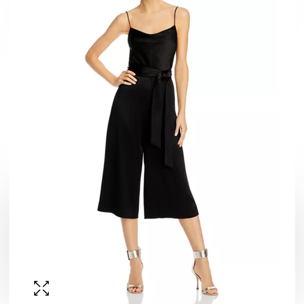 NWT! Alice & Olivia Harmon belted gaucho jumpsuit